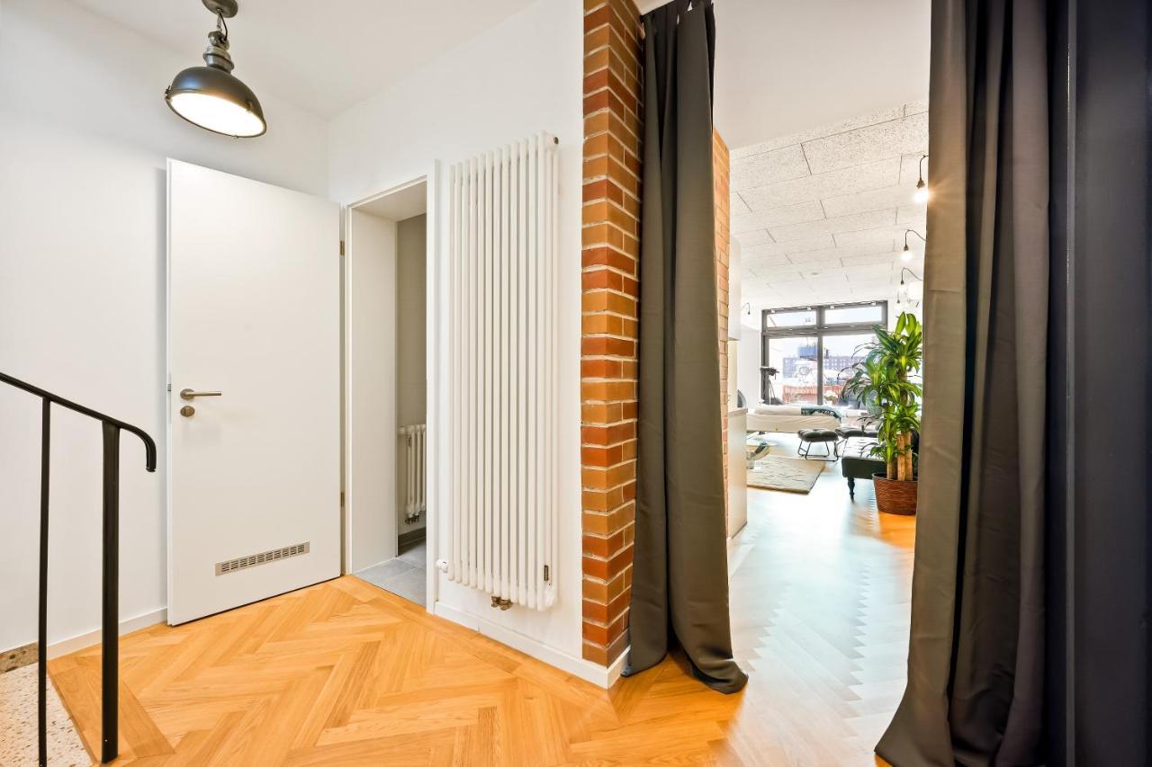 Ferienwohnung Lit Living - Luxus Loft - Box Spring - Air Con - Bbq - Panorama City Airport City Airport Mannheim Exterior foto